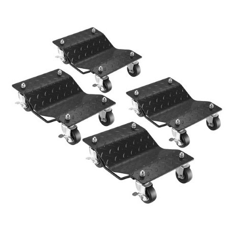 Fleming Supply 5053 Fleming Supply Tool | Premium 4-Pack | Car Tire Dolly - Tire Skates 319893DPH